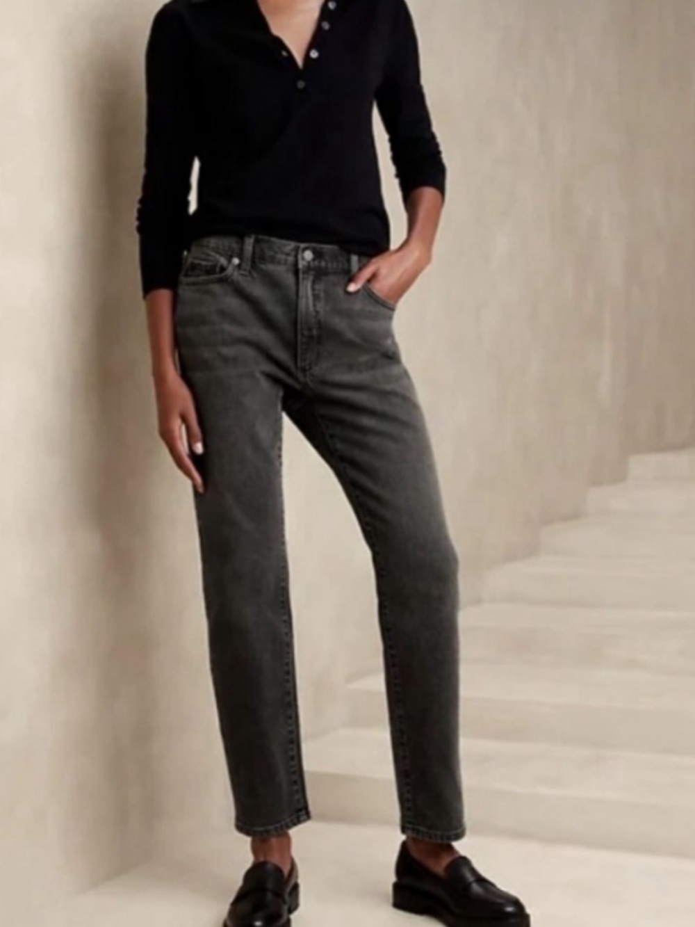 NWOT Banana Republic high rise slim 25P